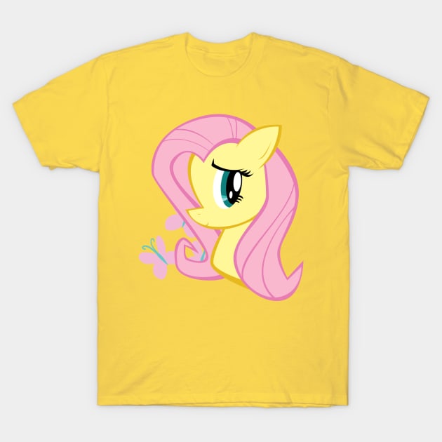 Pony Head: Fluttershy T-Shirt by soldominotees